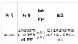 萬年青水泥57761萬元競得一水泥用灰巖礦普查探礦權！