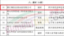 國際水泥巨頭旗下企業(yè)入選國家工業(yè)產(chǎn)品綠色設(shè)計(jì)示范企業(yè)名單