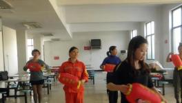 華新湘鋼公司認真組織排練2020年迎新春聯歡會節目