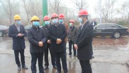 寶雞市委常委副市長王寧崗到鳳凰山公司檢查指導防疫和復產工作