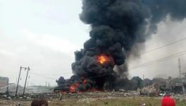 慘烈！卡車沖進液化氣瓶堆引發爆炸！已致15人死亡！