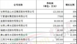 行業利潤創歷史新高！各大水泥集團2019年業績發布！