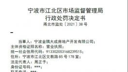 27.3萬！金隅地產項目違反