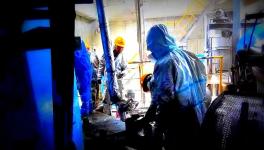 時間緊、任務重，生料磨運行異常，緊急搶修進行時......