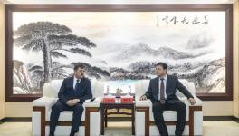 擴大投資項目！華新總裁李葉青會見塔吉克斯坦駐華大使！