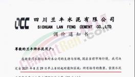 這一地區10多家企業水泥價格上調50元/噸！（附函）