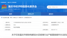 最新！重慶市水泥行業產能置換操作辦法出臺